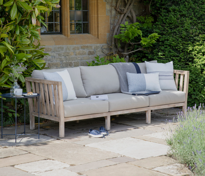 Porthallow 3 Seater Outdoor Sofa - Acacia