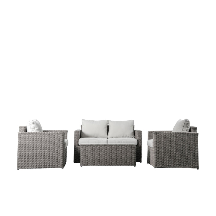 Calvi Square Outdoor Rattan Sofa Set