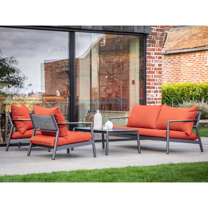 Cannes Outdoor Aluminum Lounge Set