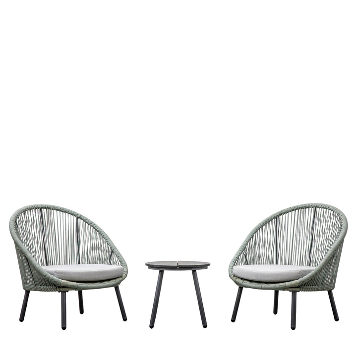 Lamezia 2 Seater Bistro Set Sage