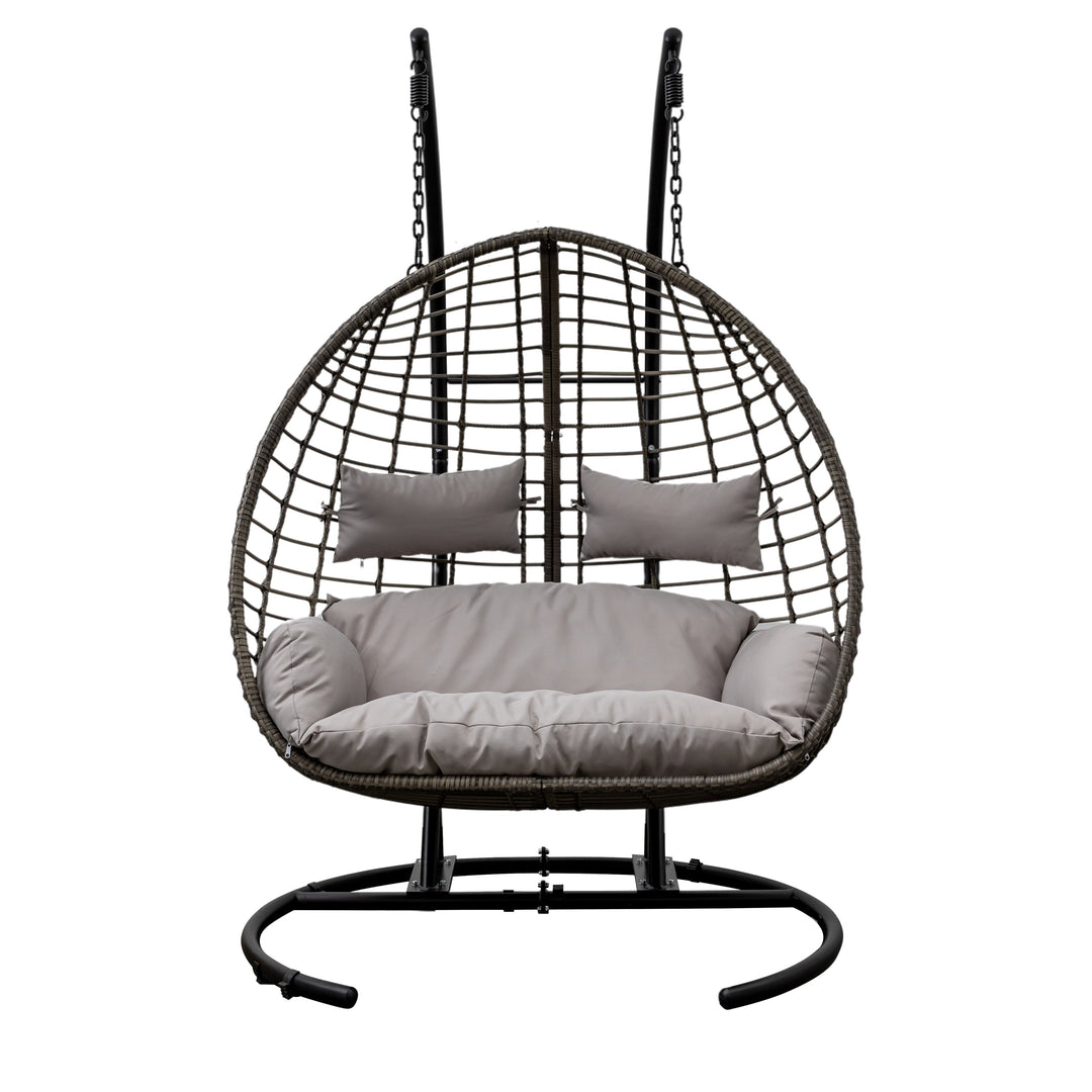 Adanero Wicker Hanging 2 Seater Chair