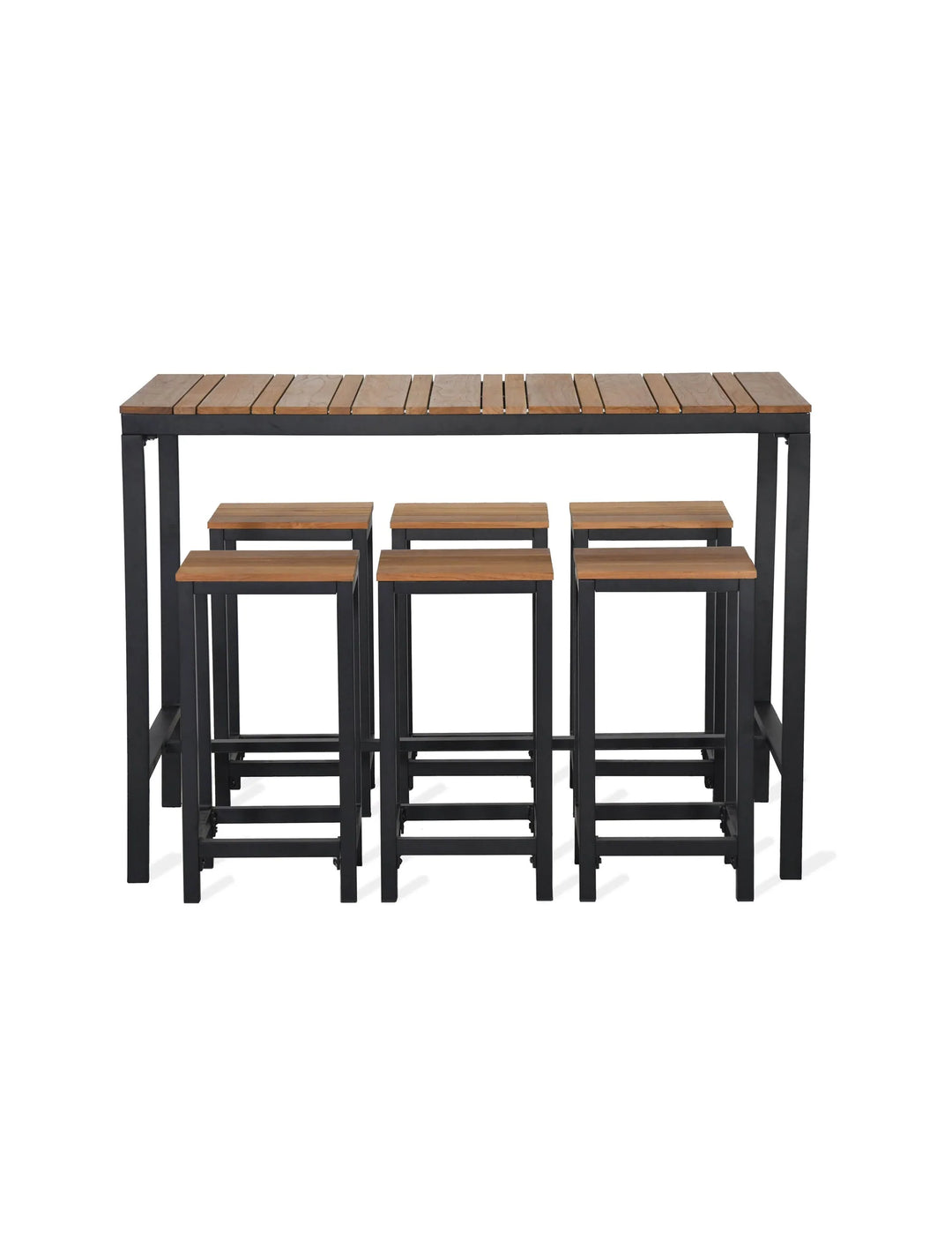 Teak & Aluminium Camley Bar Table Set