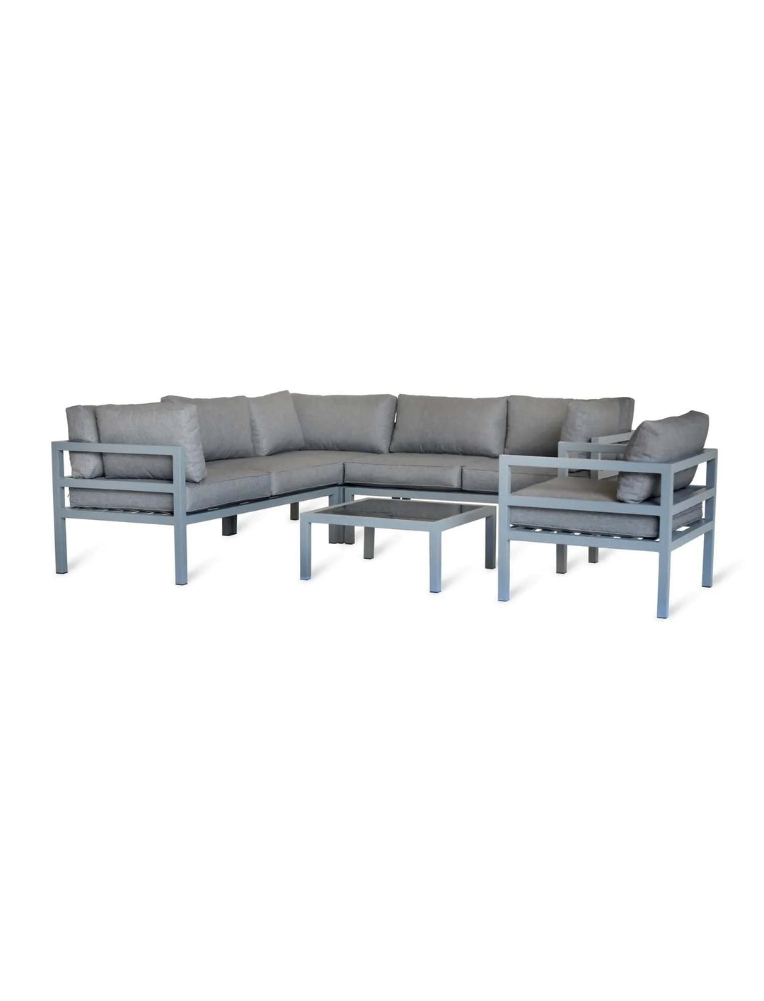 West Strand Outdoor Corner Sofa Set - Aluminium