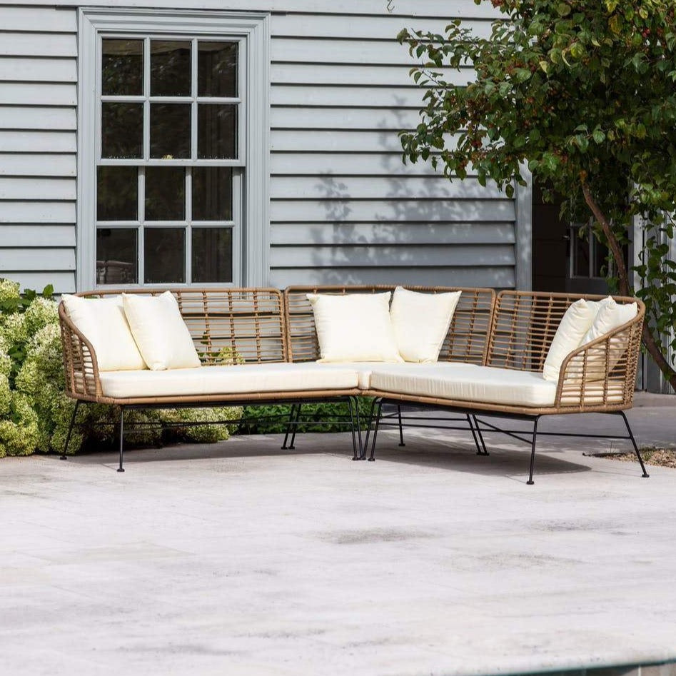 Hampstead Indoor & Outdoor Bamboo Corner Sofa