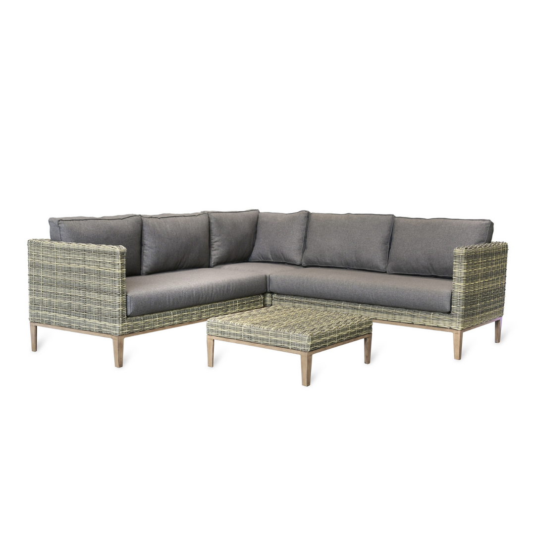 Walderton Corner Outdoor Rattan Sofa Set