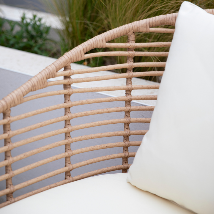 Pair of Outdoor Bamboo Hampstead Armchairs