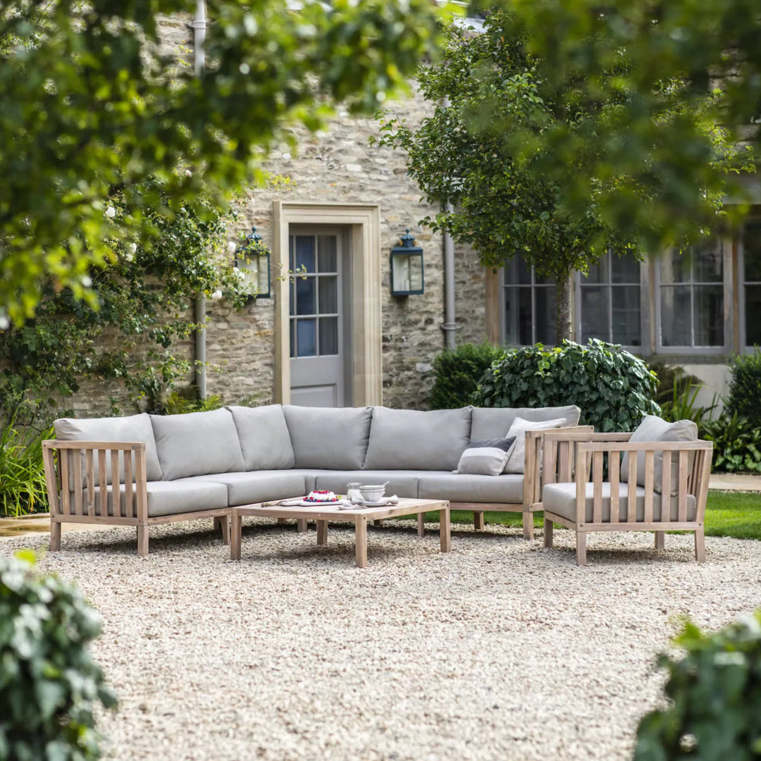 Porthallow Corner Outdoor Sofa Set - Acacia