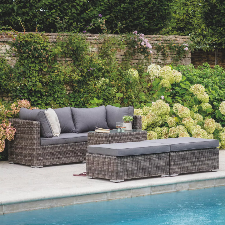 Selborne Rattan Double Lounger Set