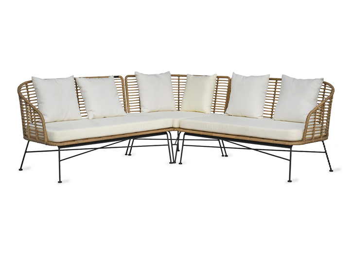 Hampstead Indoor & Outdoor Bamboo Corner Sofa