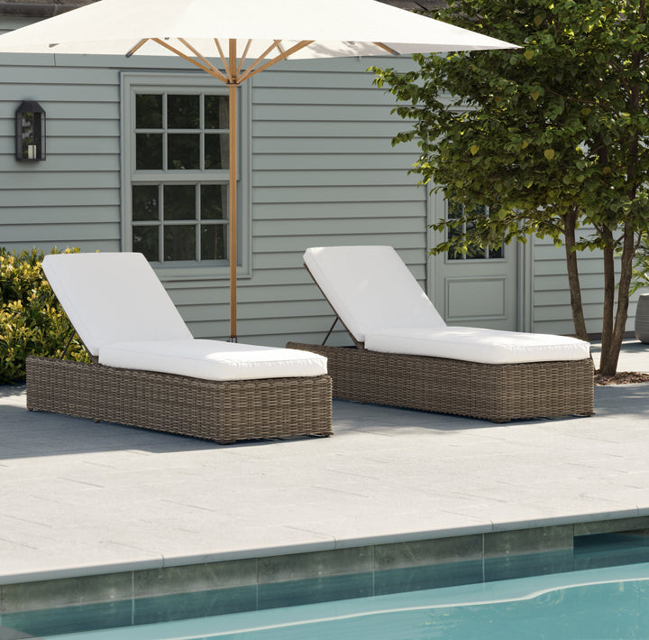 Skala Rattan Outdoor & Garden Sun Lounger